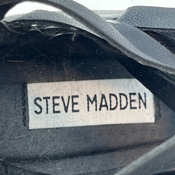 Black wedge strappy sandals - Picture 6 of 7